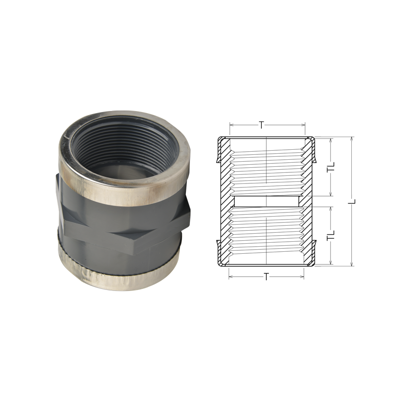 PVC FTC With Cladding Ring (PN16)