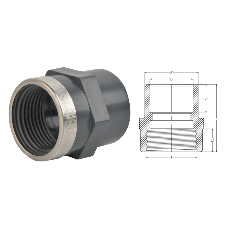 PVC FTA With Cladding Ring (PN16)