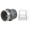 PVC FTA With Cladding Ring (PN16)