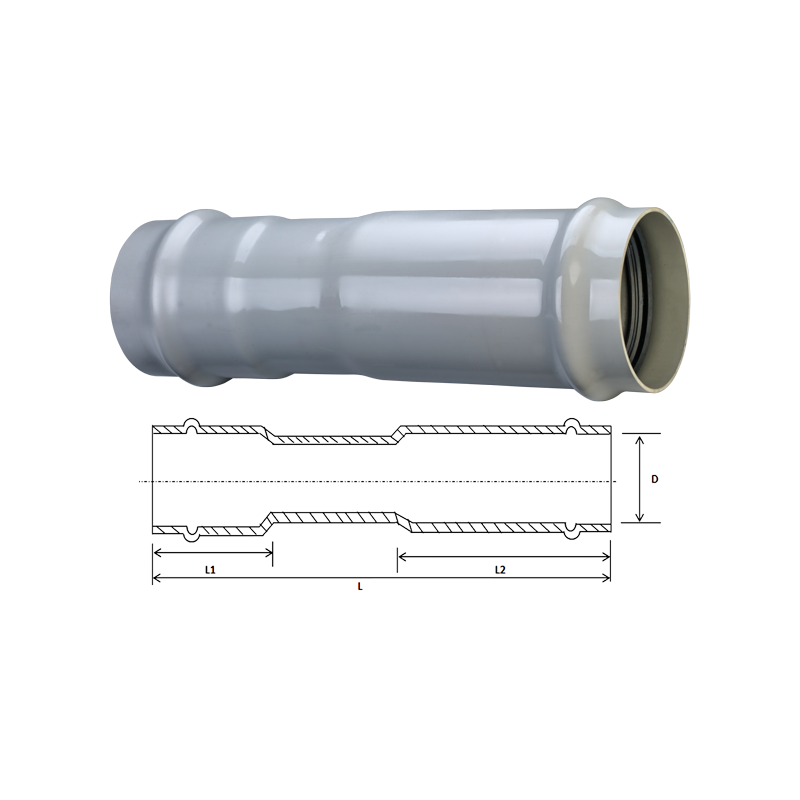 PVC Quick Fix One End Long Repair Coupler