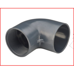 PVC ELBOW 90 ONE END THREADED PN 10 CODE- PET063200